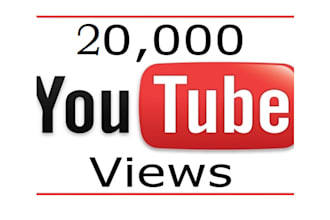 give You 20,000 Real Human Youtube View In 86hours
