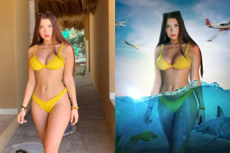 create professional photo manipulation and photoshop editing