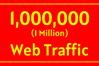 give 1 million website traffic your URL google adsense safe