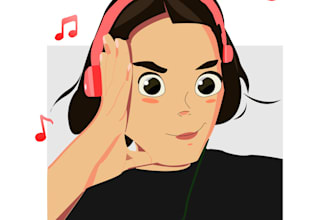vector cartoon caricature from photo