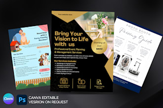 design flyer, social media ad, instagram reel or poster