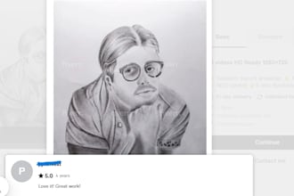 draw pencil art video package for youtube