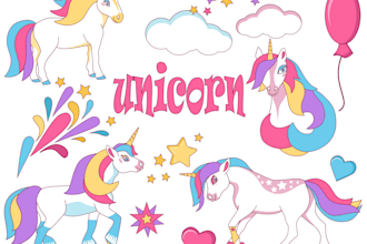 draw stickers or cute cartoon vector illustration