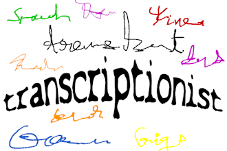 transcribe audio,video or written message to english