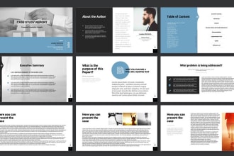 make a professional powerpoint or google slides presentation