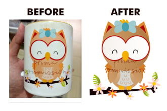 resize and redraw low quality design, image, picture