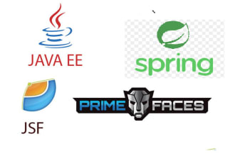 jsf primefaces spring hibernate java based project