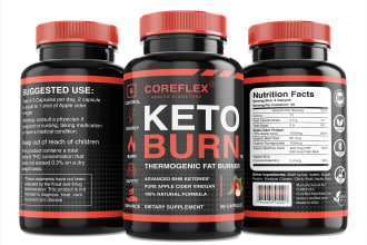 do brand label, supplement label, vitamin label and packaging design