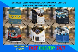 do professional business flyer or brochure