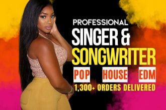 be your pop rnb house edm female singer songwriter