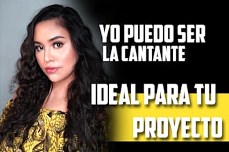 puedo ser tu cantante ideal