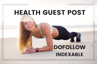write mental health and fitness articles for your blog