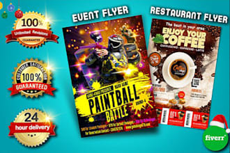 make party flyer, sports flyer design, business flyer design