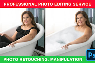do any photoshop editing and photo manipulation job