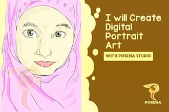 create digital portrait art