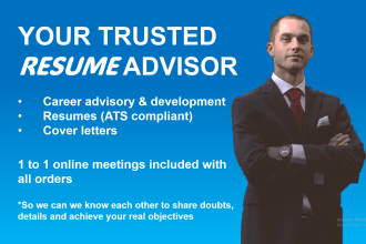 write a professional resume and cover letter