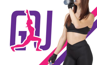 craft 3 gym, warrior, sports, health and fitness logo
