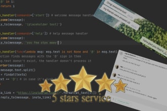 program the best telegram bot