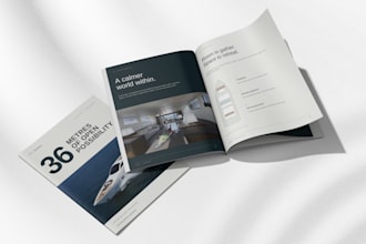 design bifold, trifold brochure or catalog