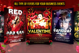 do motion graphics animated flyer for birthday party, halloween and club event