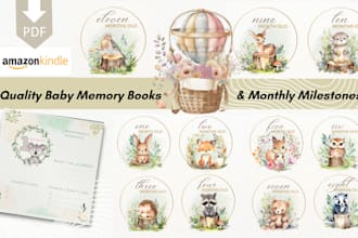 create a baby first year memory book