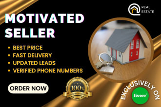 provide you real estate motivated seller leads with skip tracing