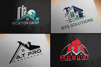 do 3 creative real estate, construction, logo design