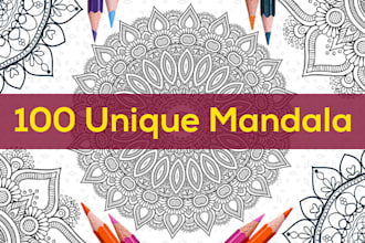make adult mandala coloring pages for amazon kdp