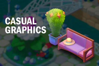 create casual graphics for games