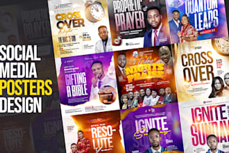 design eye catching church event flyers for social media