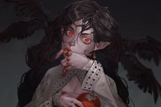 make some fanart for your character