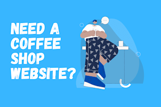 build a website for your coffee shop