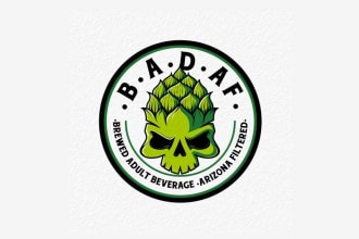 design bad drink logo