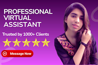 be your professional virtual assistant