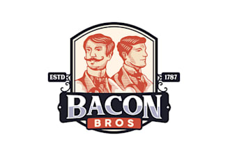 design gourmet bacon delivery company  logo in 24 hours