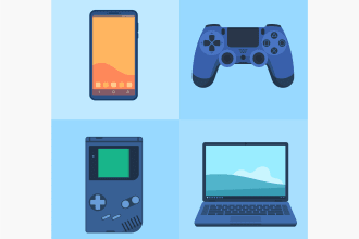 create object in flat design