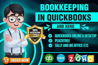 do bookkeeping in quickbooks and xero