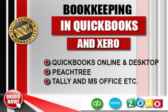 do bookkeeping in quickbooks and xero