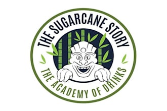 design sugarcane story logo a fun and educational rum experience