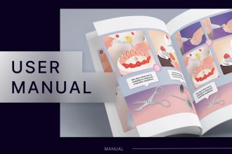 draw step by step illustrations for your user manual