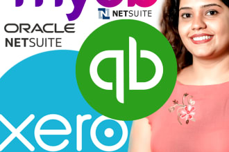 do bookkeeping and accounting on xero, quickbooks, myob, excel as well