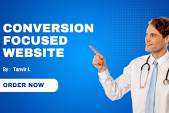 design a  doctor website for healthcare practice