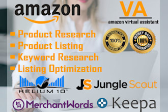 be your expert amazon virtual assistant fba ppc listing VA