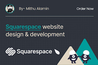 design and develop squarespace website