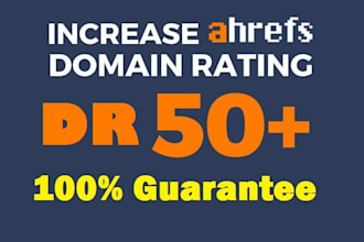 increase domain rating DR ahrerfs to 50