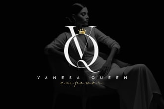 create an elegant logo design and a complete brand identity