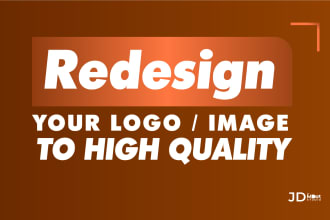 redesign any logo or image to high quality vector tracing