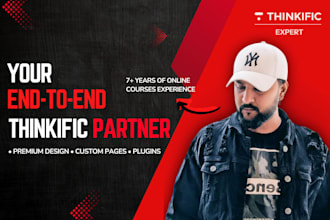 build your custom thinkific website and course pages