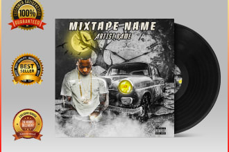 do mixtape cover, album cover, and single cover art design