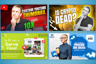 design podcast or live show youtube video thumbnails